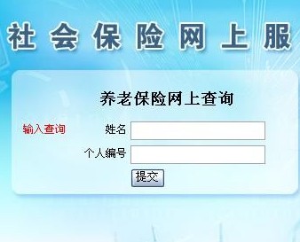 个人社保缴费查询